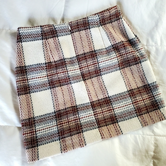 H&M mini wool skirt Size 4 - Picture 3 of 9